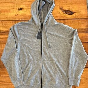 Men’s Lucky Brand full zip up jacket L Grey